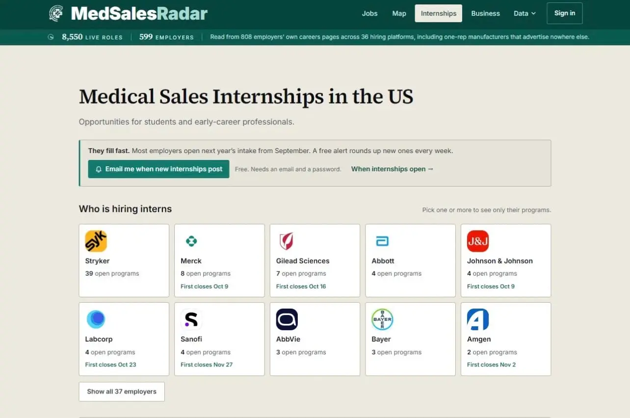 Screenshot 2 of MedSales Radar