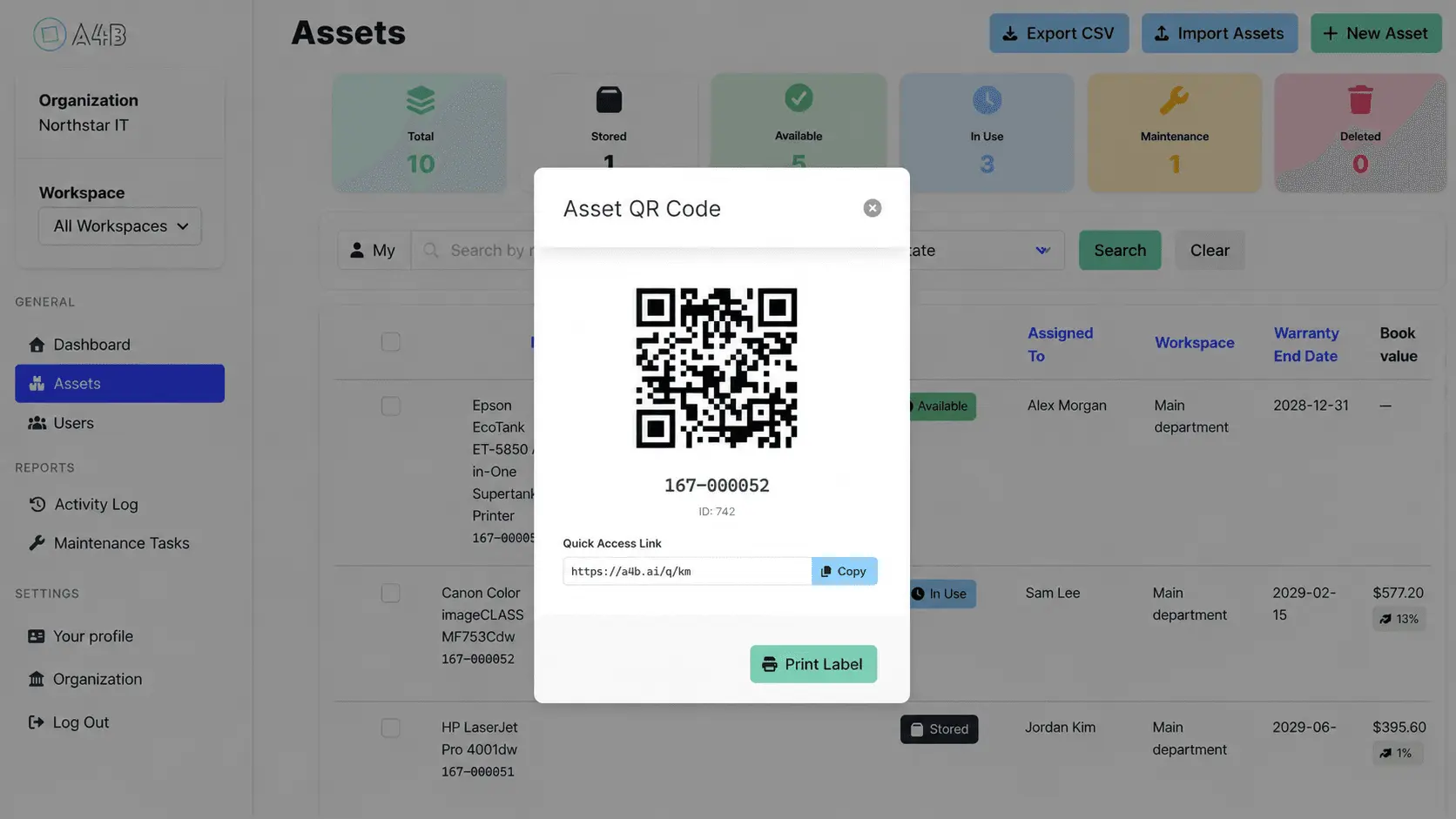 Screenshot 3 of A4B CMMS