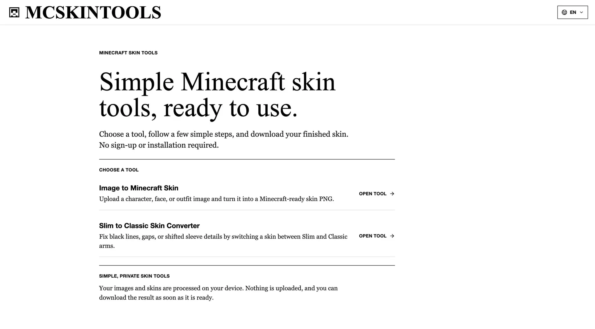 Screenshot 2 of MCSkinTools