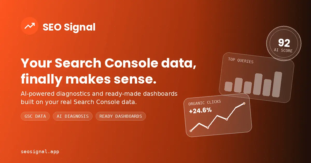 Screenshot 1 of SEO Signal