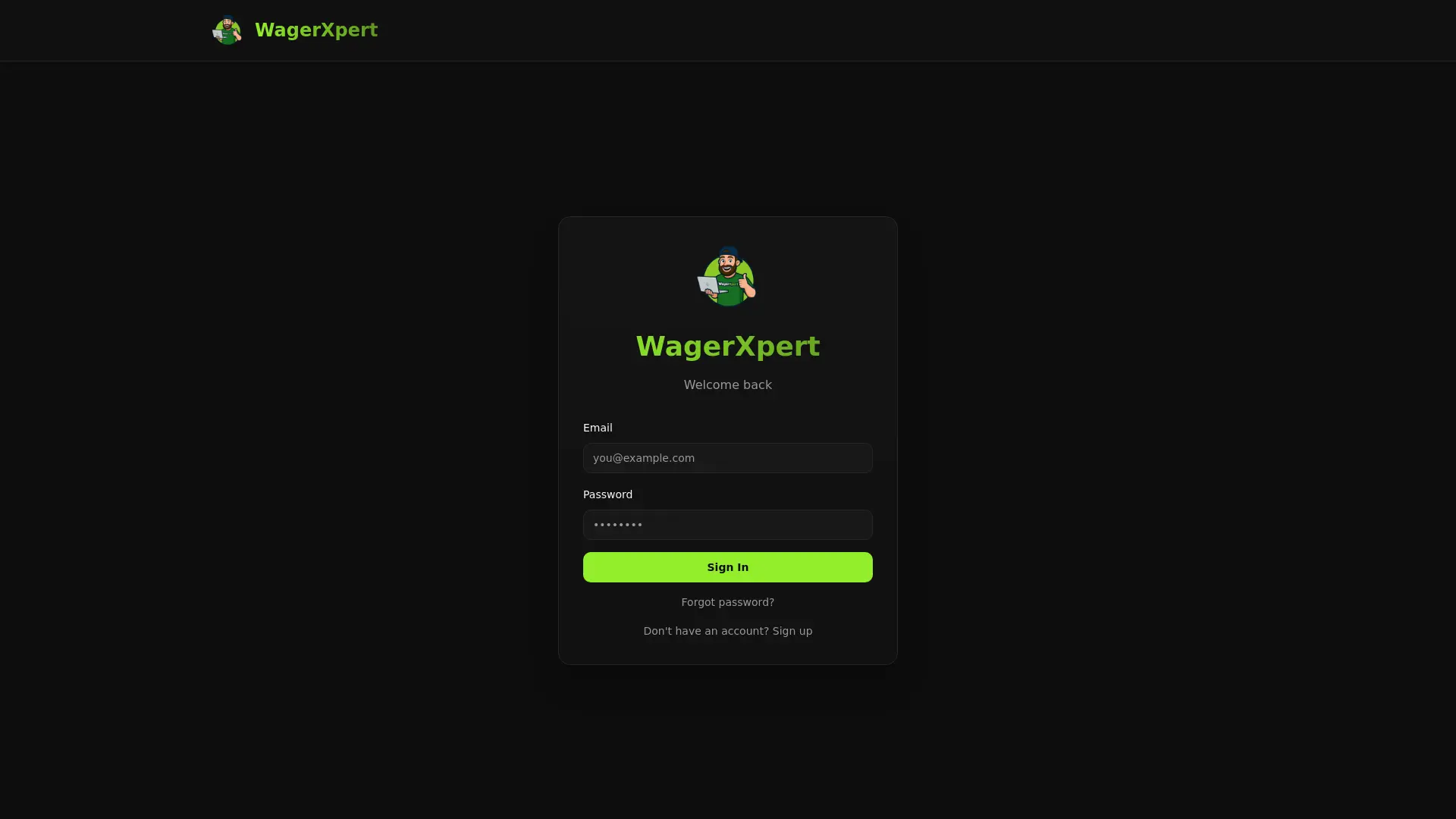 Screenshot 1 of WagerXpert
