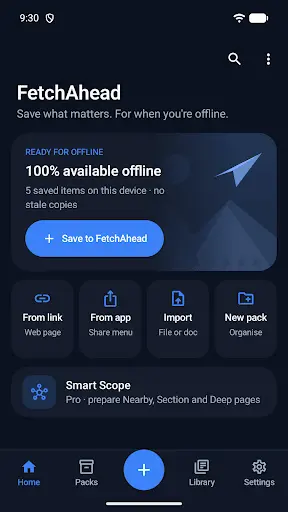Screenshot 1 of FetchAhead