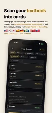 Screenshot 3 of Recall: Vocabulary Trainer