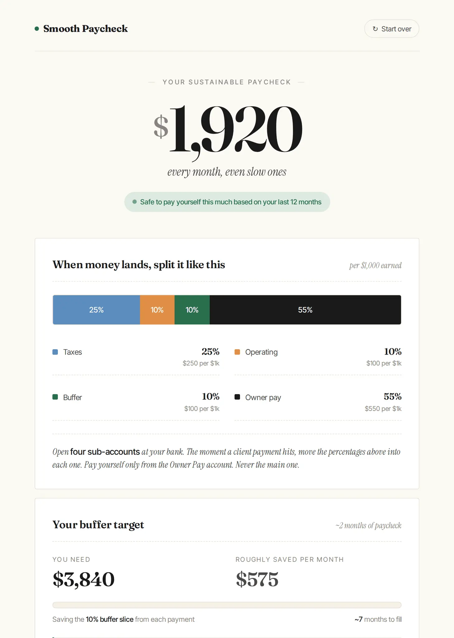 Screenshot 3 of Smooth Paycheck