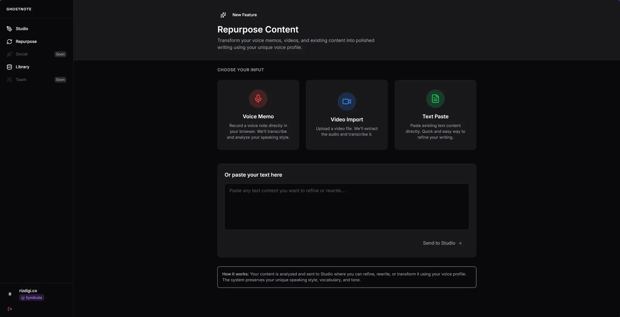 Screenshot 3 of GhostNote