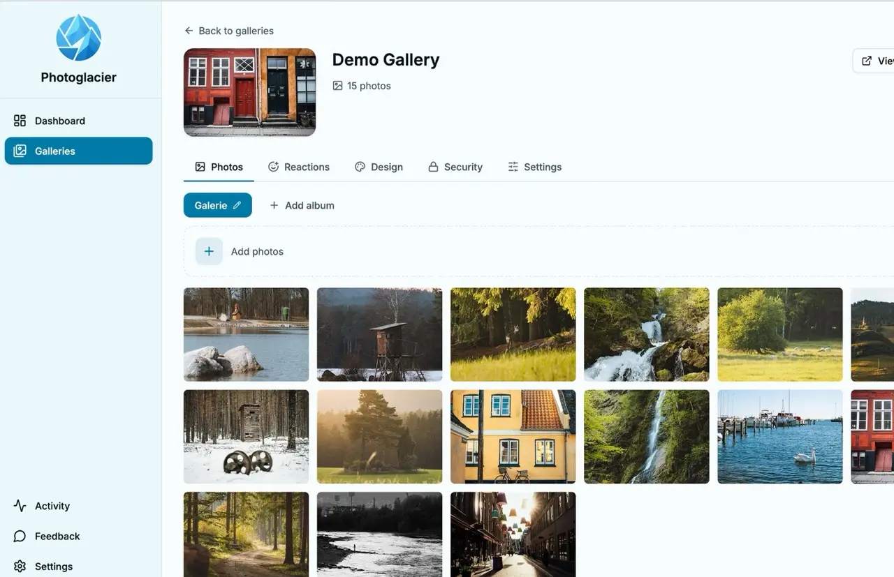 Screenshot 1 of Photoglacier