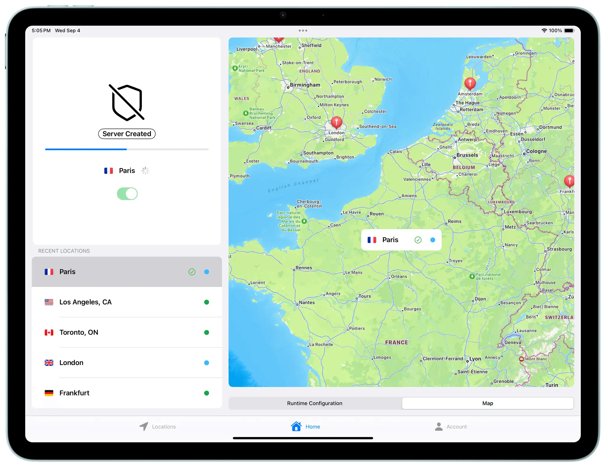 Screenshot 3 of Serverless VPN - UpVPN
