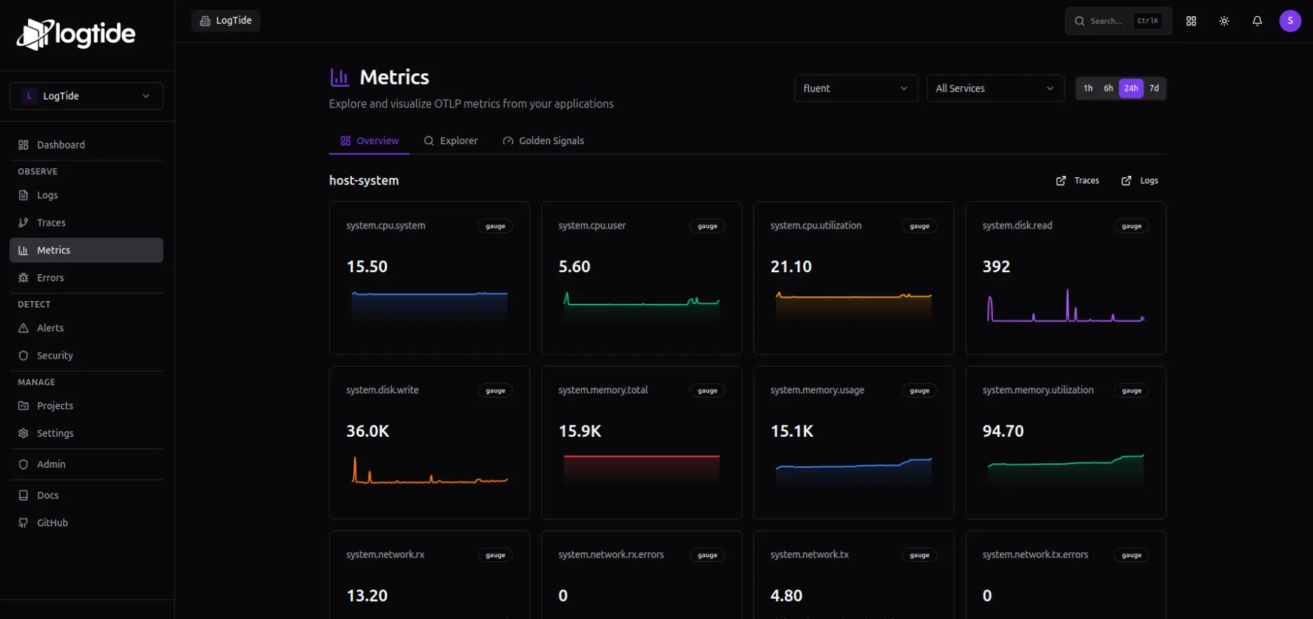 Screenshot 2 of LogTide