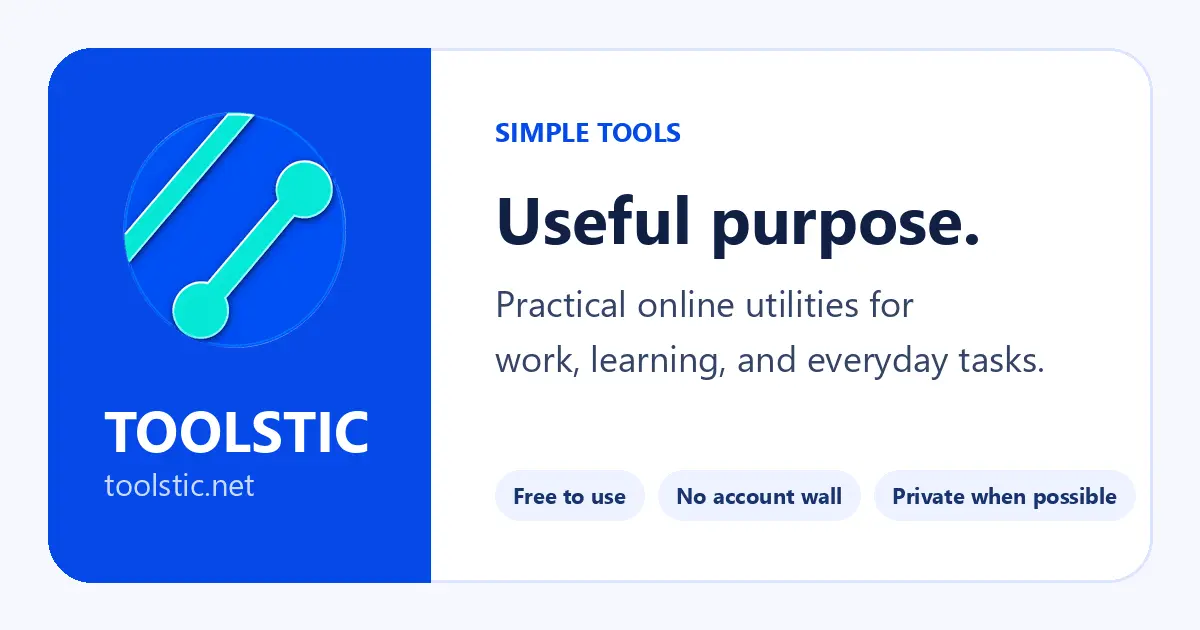 Screenshot 1 of Toolstic