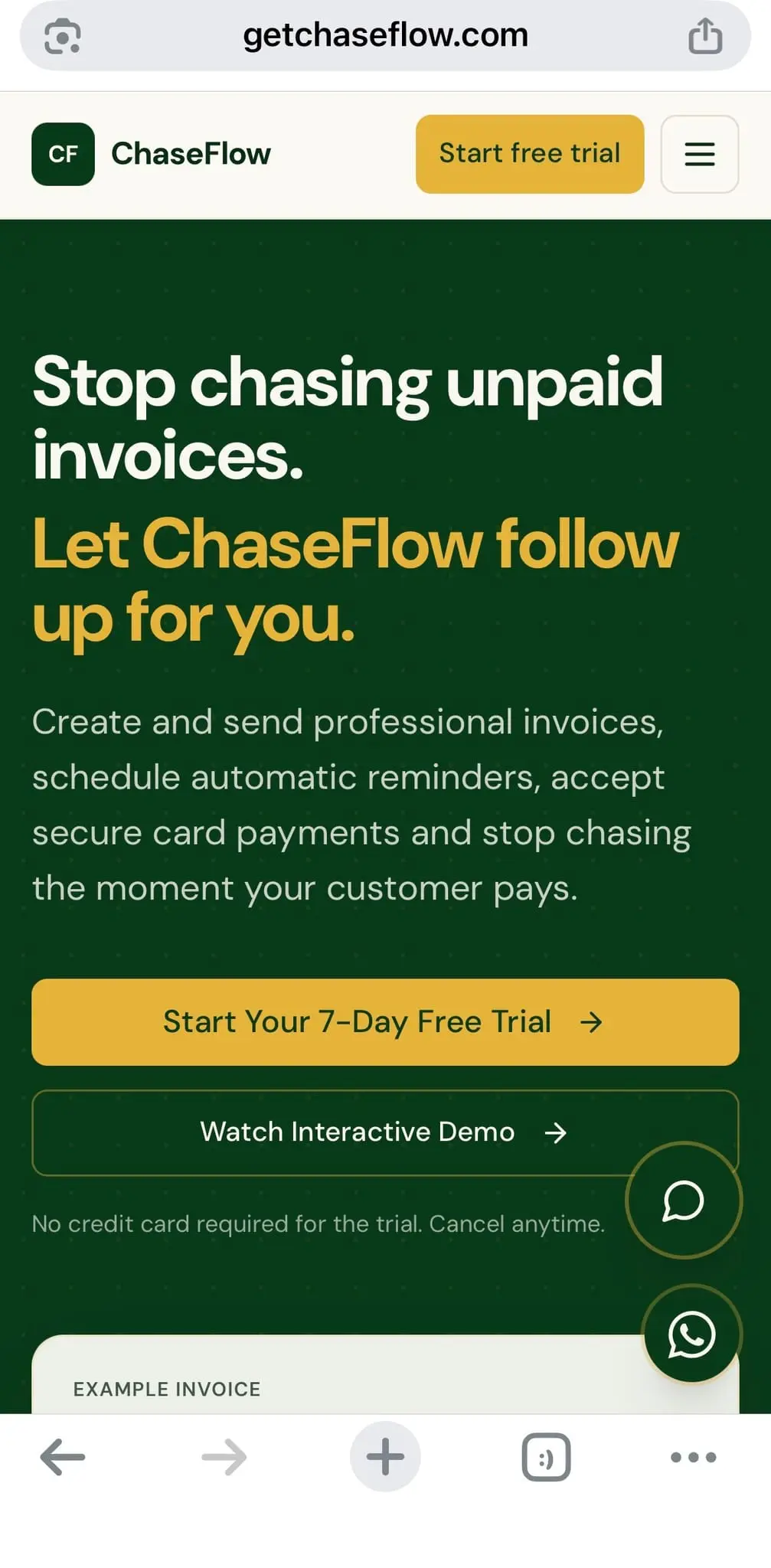Screenshot 3 of ChaseFlow