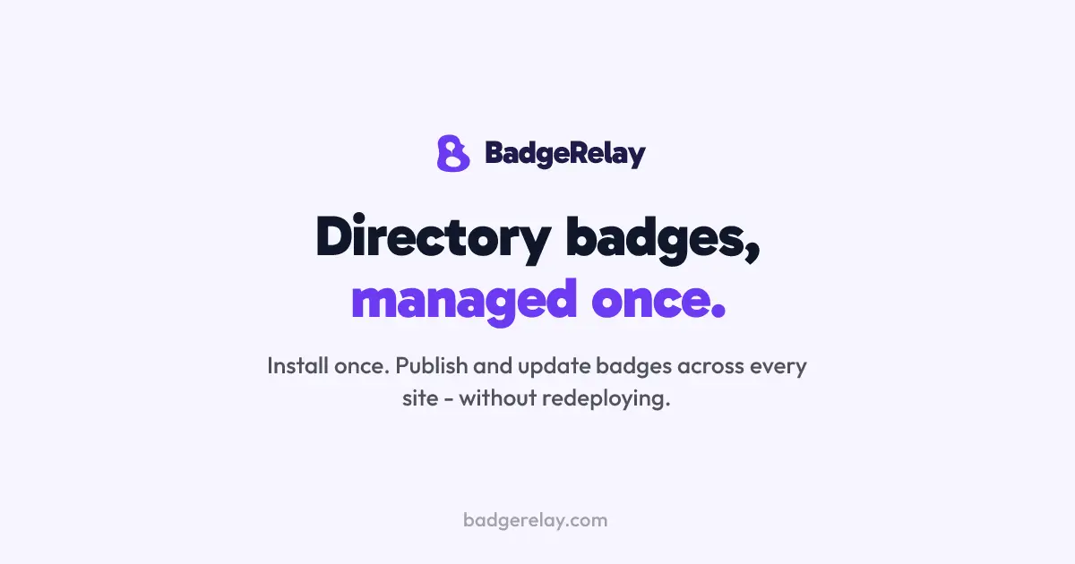 Screenshot 1 of BadgeRelay