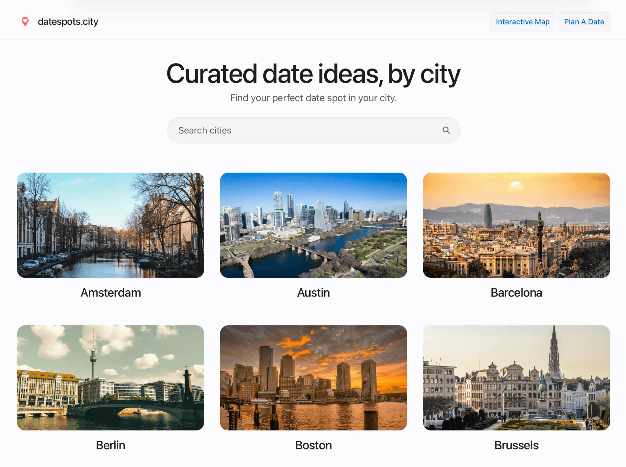 Screenshot 1 of DateSpots.City