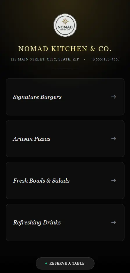 Screenshot 2 of QR Menu Generator
