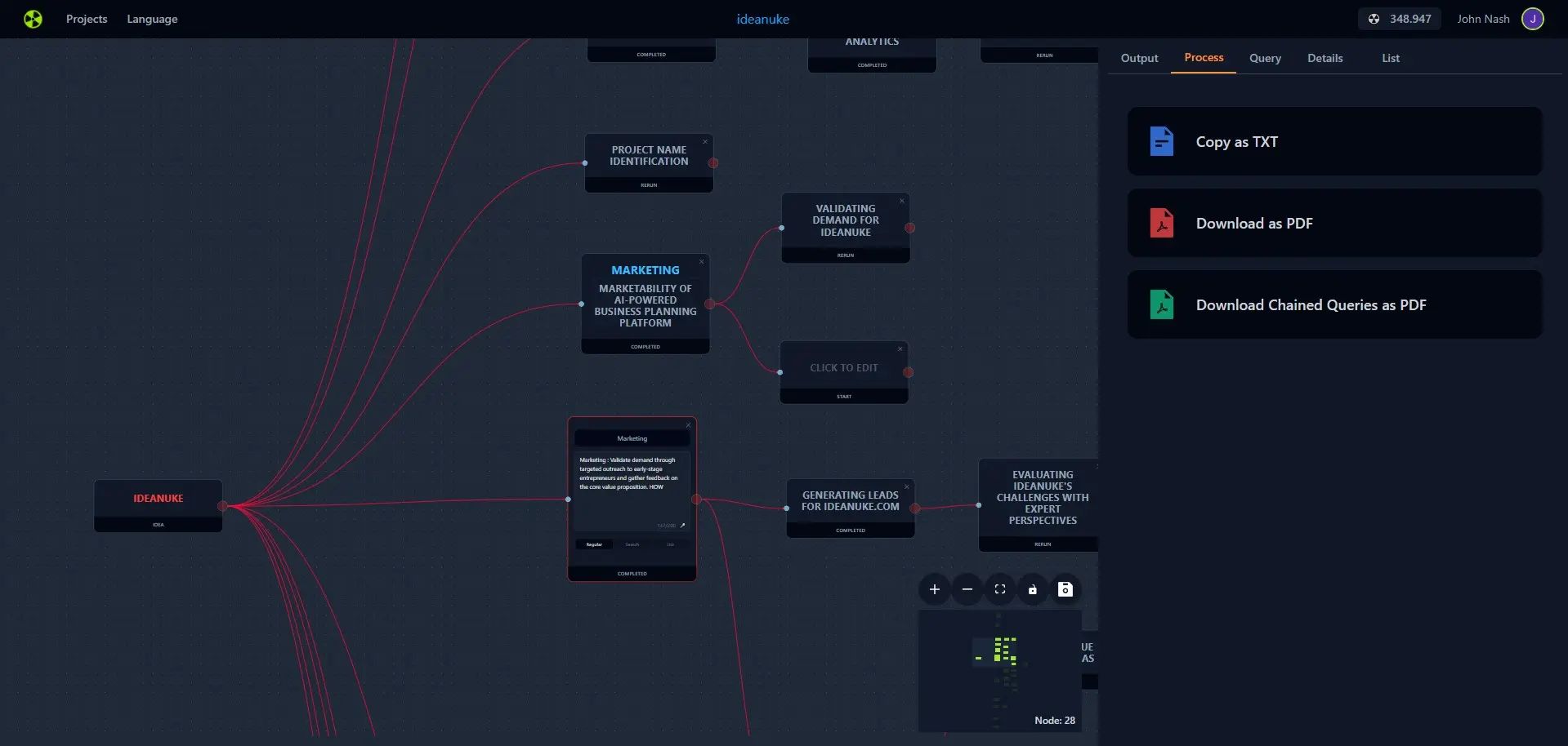 Screenshot 1 of ideanuke