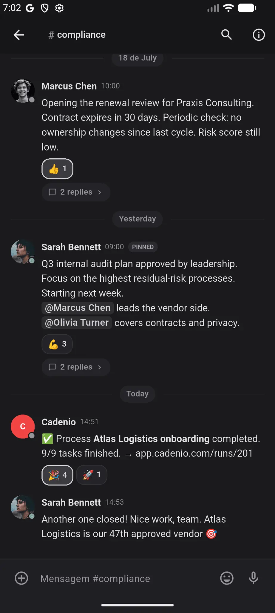 Screenshot 4 of Cadenio Chat