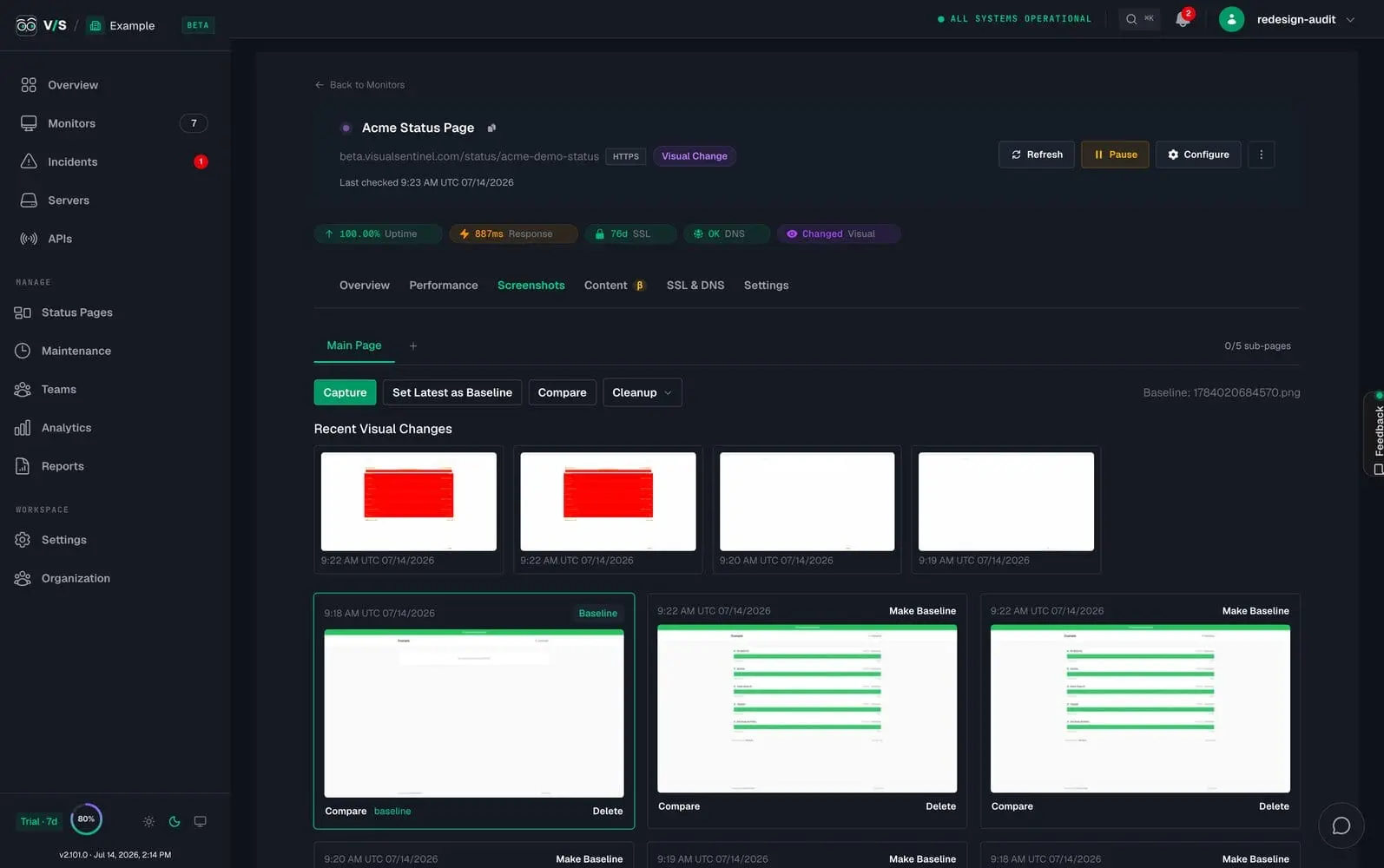 Screenshot 3 of VisualSentinel