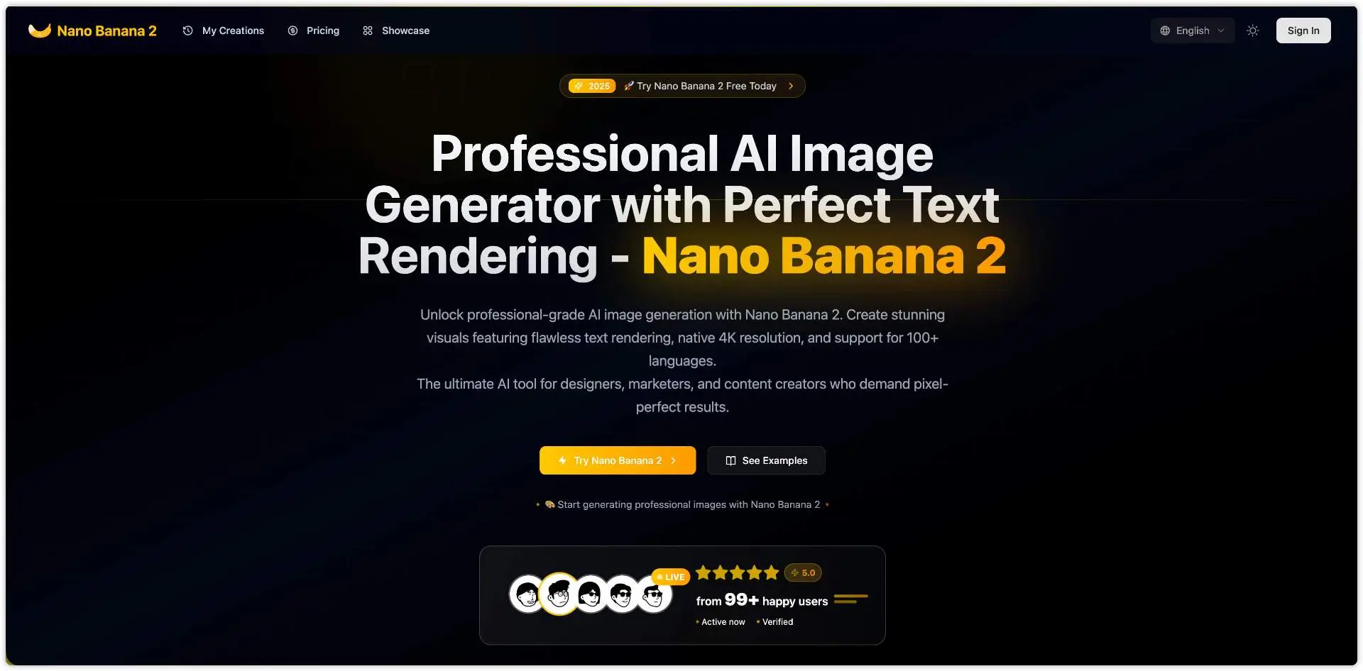Screenshot 1 of Nano Banana 2