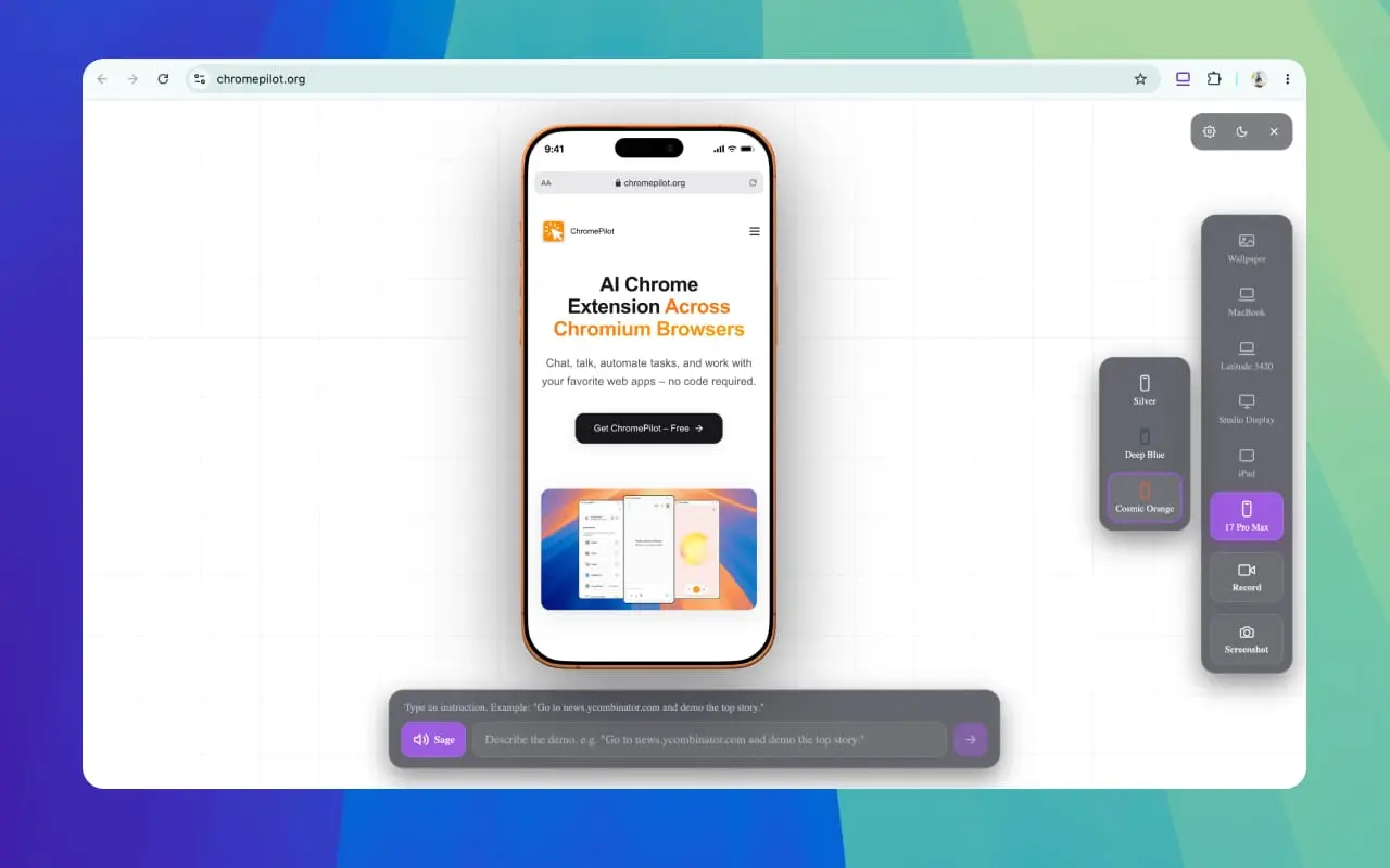 Screenshot 1 of Screenlet