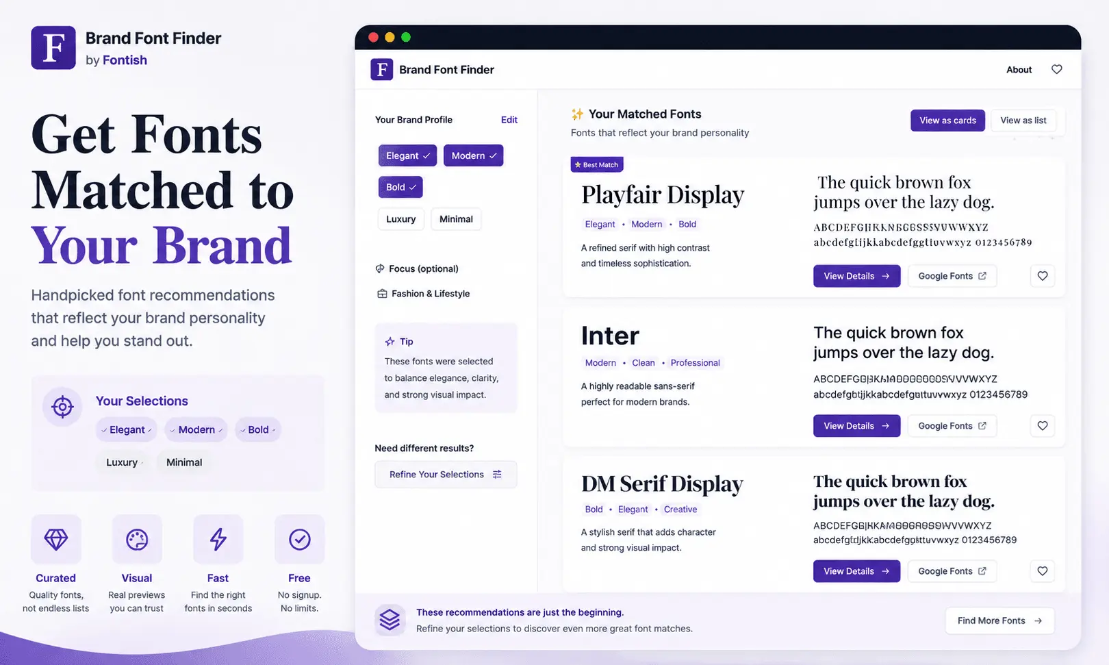Screenshot 2 of Fontish Brand Font Finder