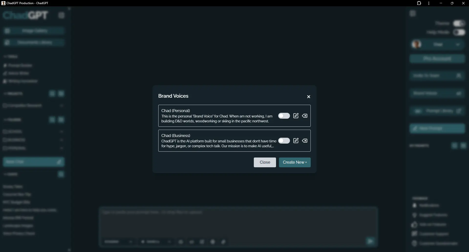 Screenshot 1 of ChadGPT