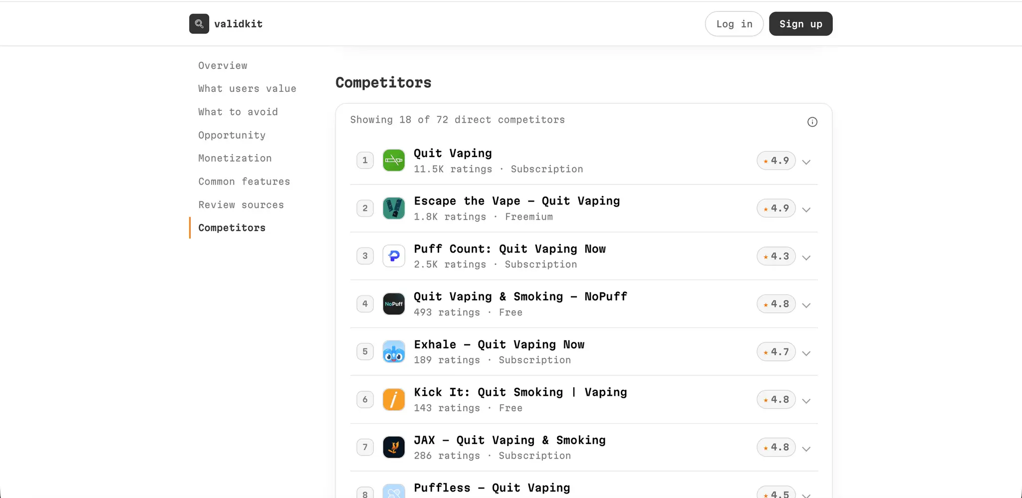 Screenshot 4 of ValidKit