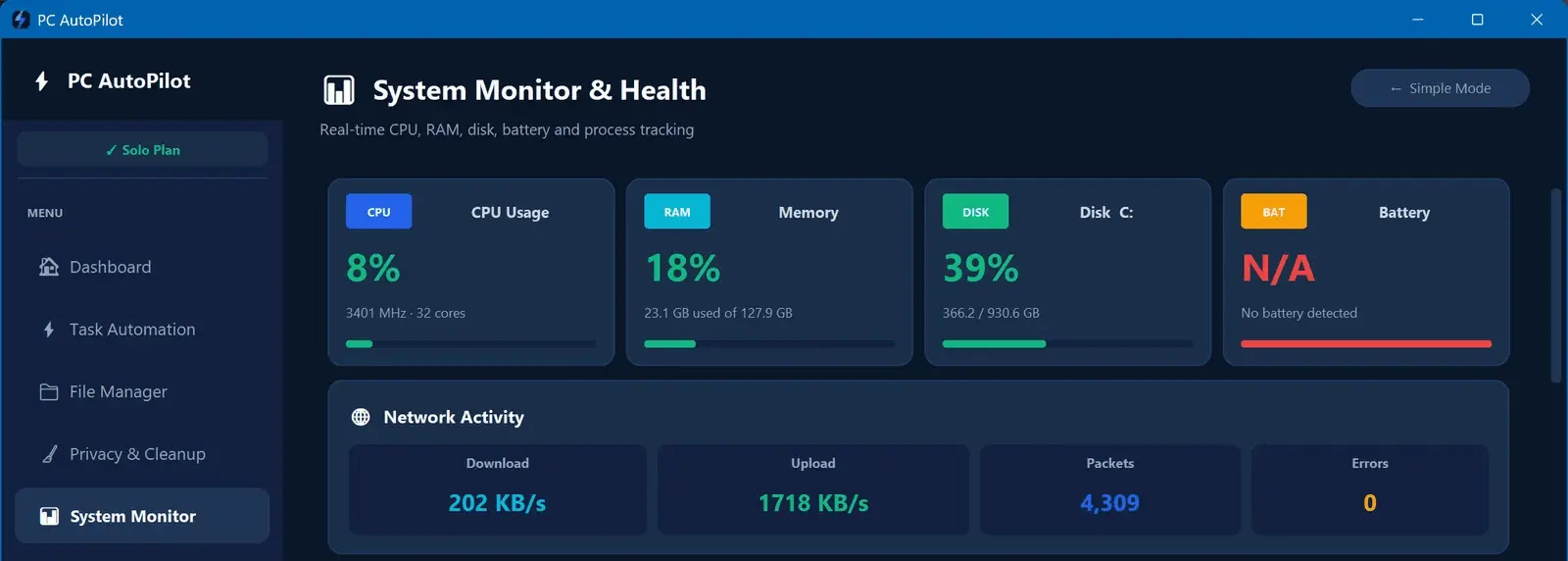 Screenshot 4 of PC AutoPilot