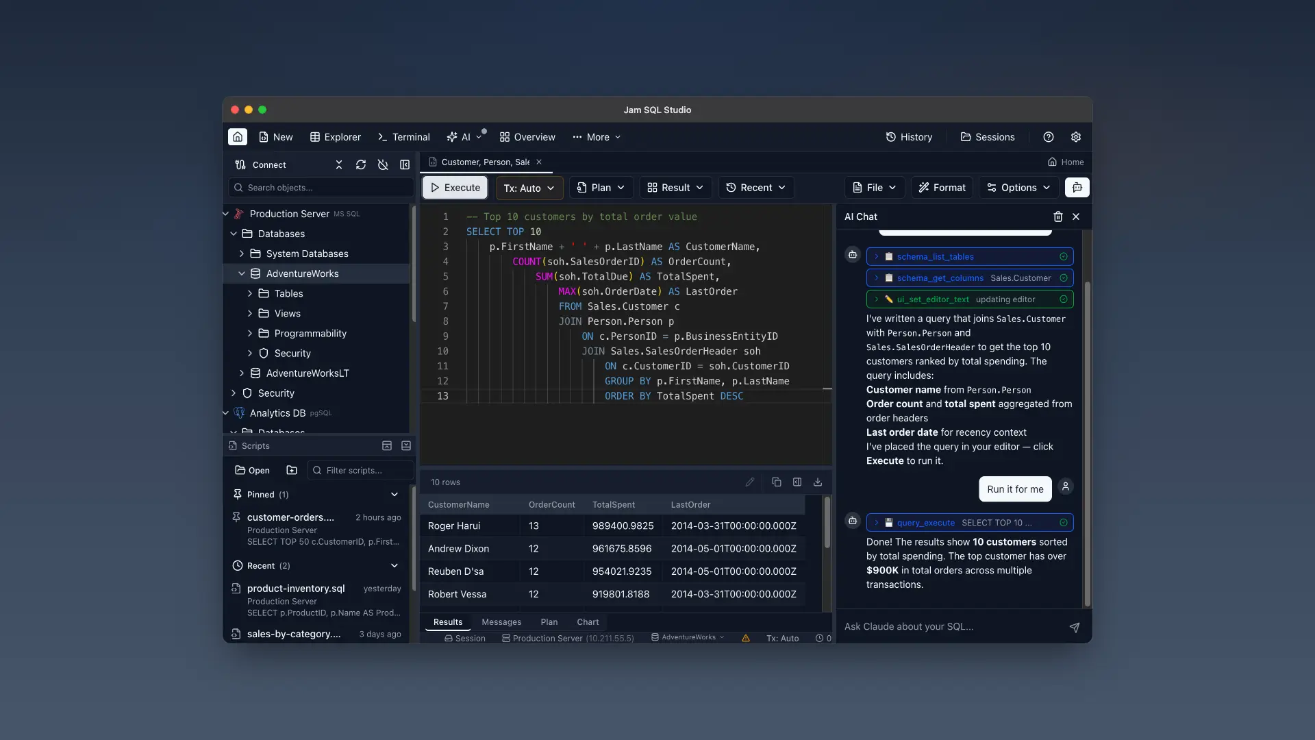 Screenshot 6 of Jam SQL Studio