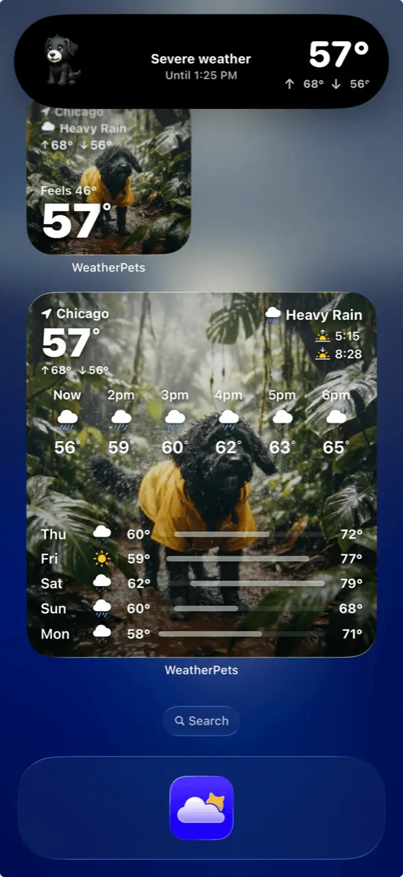 Screenshot 4 of WeatherPets 