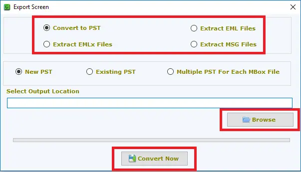 Screenshot 1 of GainTools MBOX Converter
