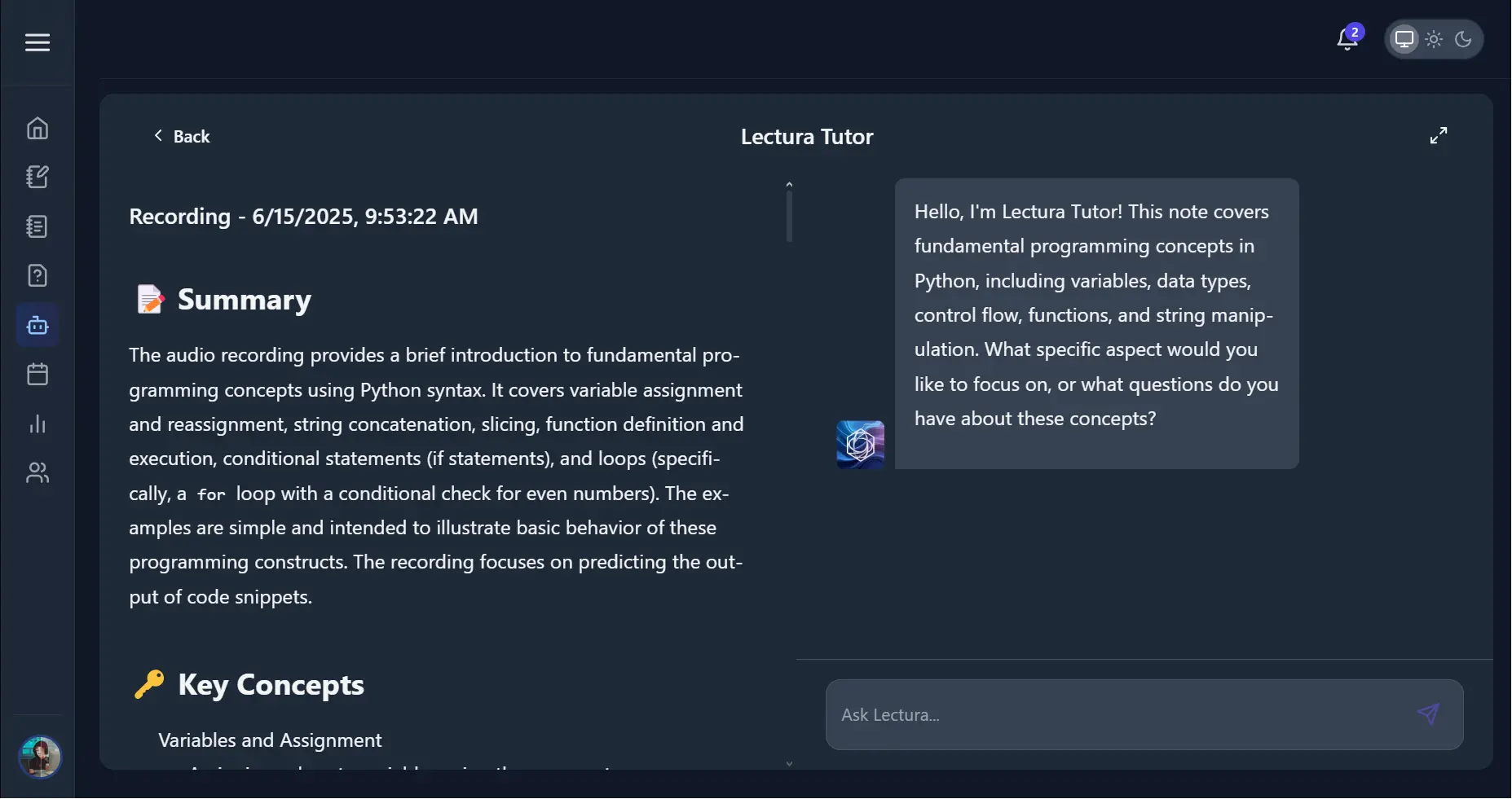 Screenshot 4 of Lectura AI