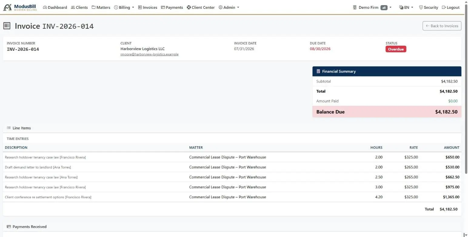 Screenshot 3 of ModusBill