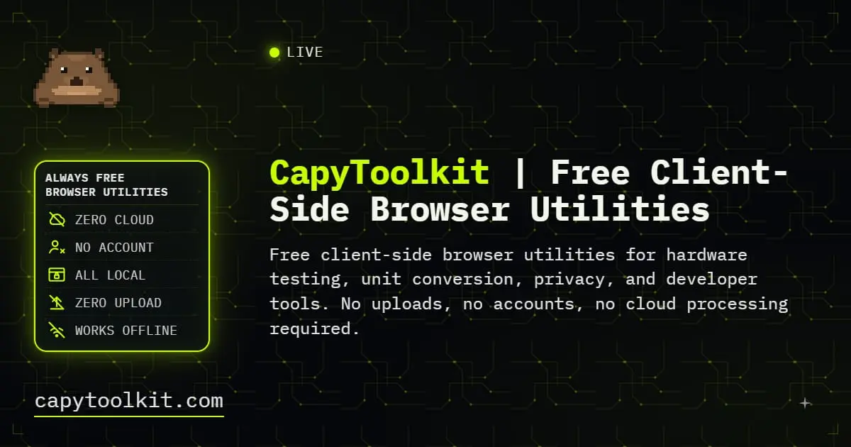 Screenshot 1 of CapyToolkit