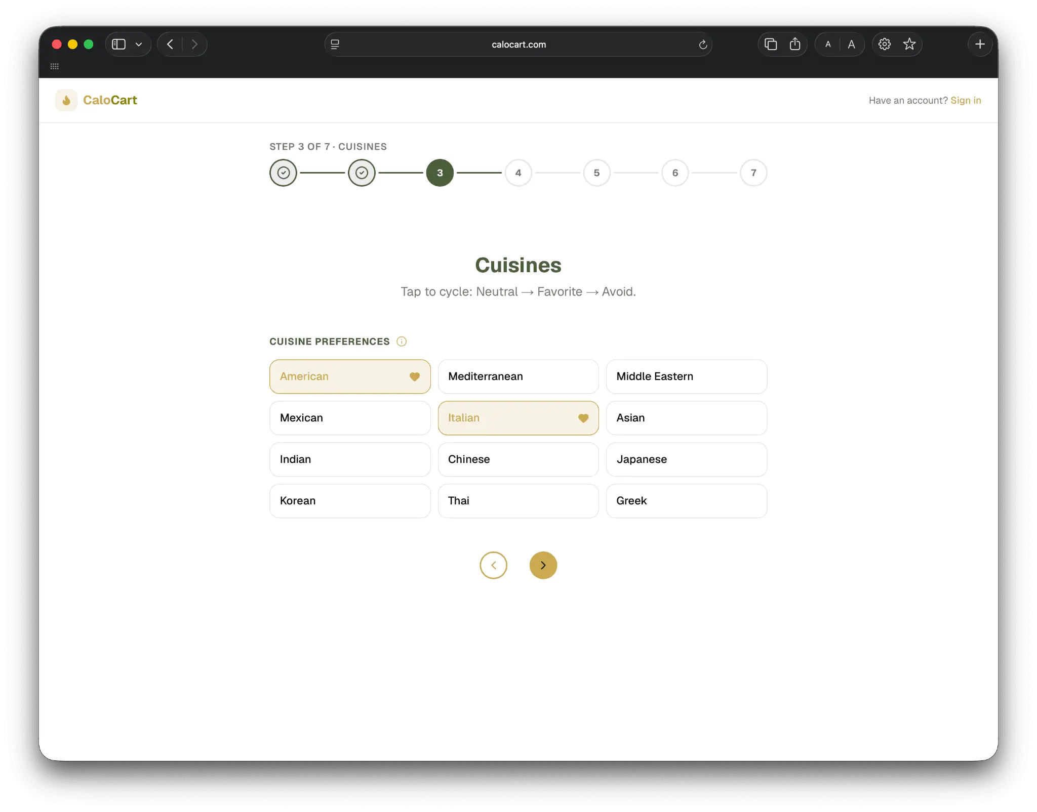 Screenshot 4 of CaloCart