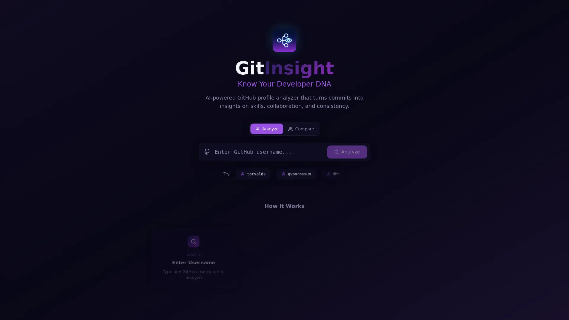 Screenshot 1 of GitInsight