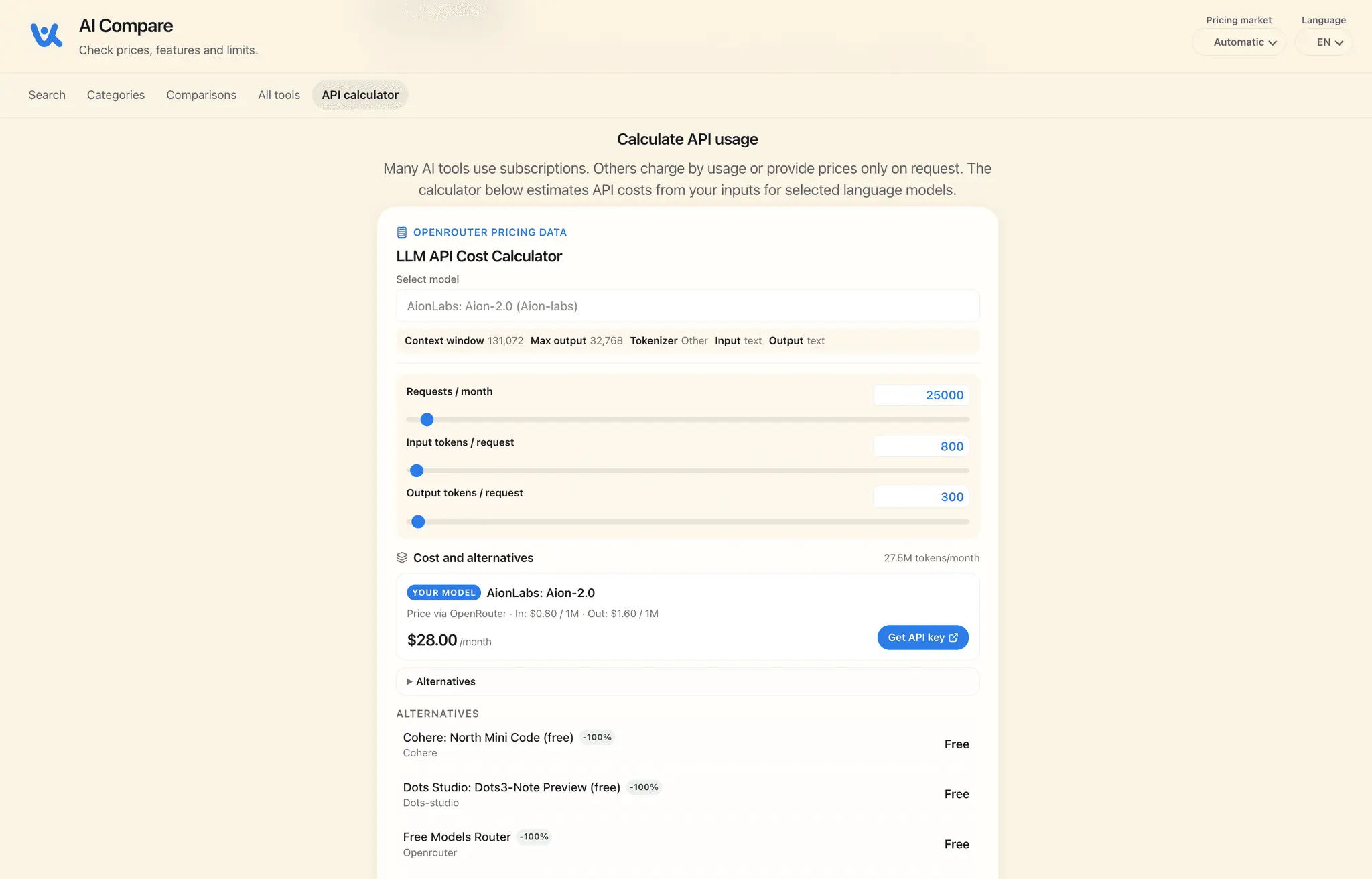 Screenshot 5 of AI Compare
