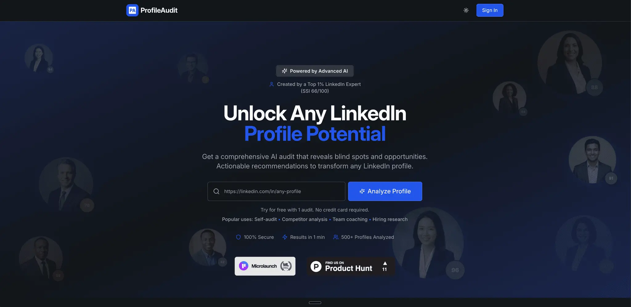 Screenshot 2 of ProfileAudit