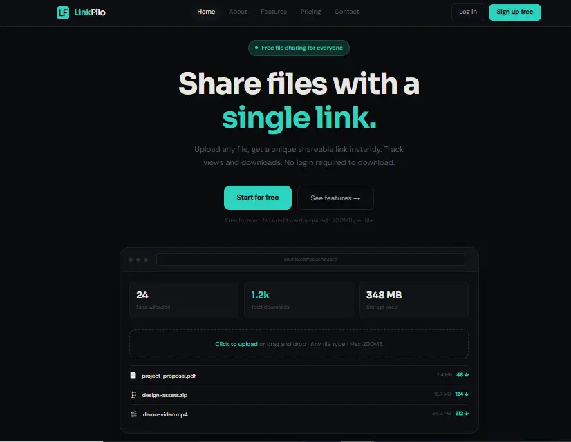 Screenshot 1 of LinkFilo