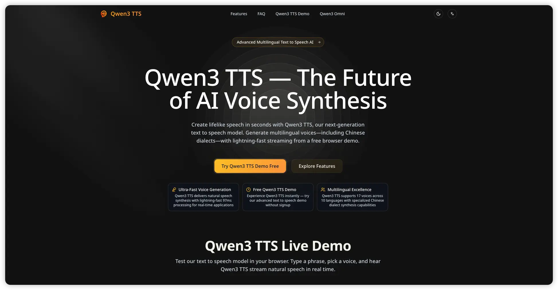 Screenshot 3 of Qwen3 TTS
