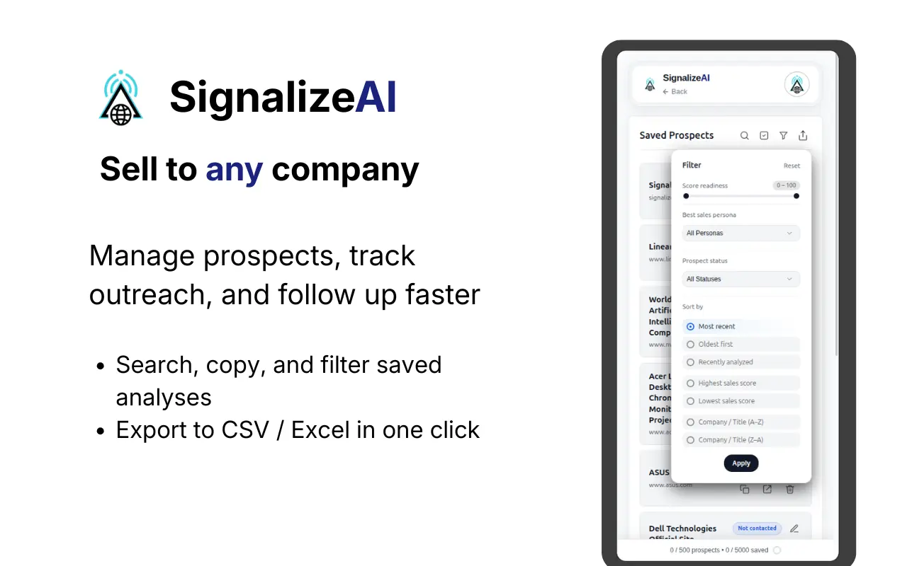 Screenshot 4 of SignalizeAI