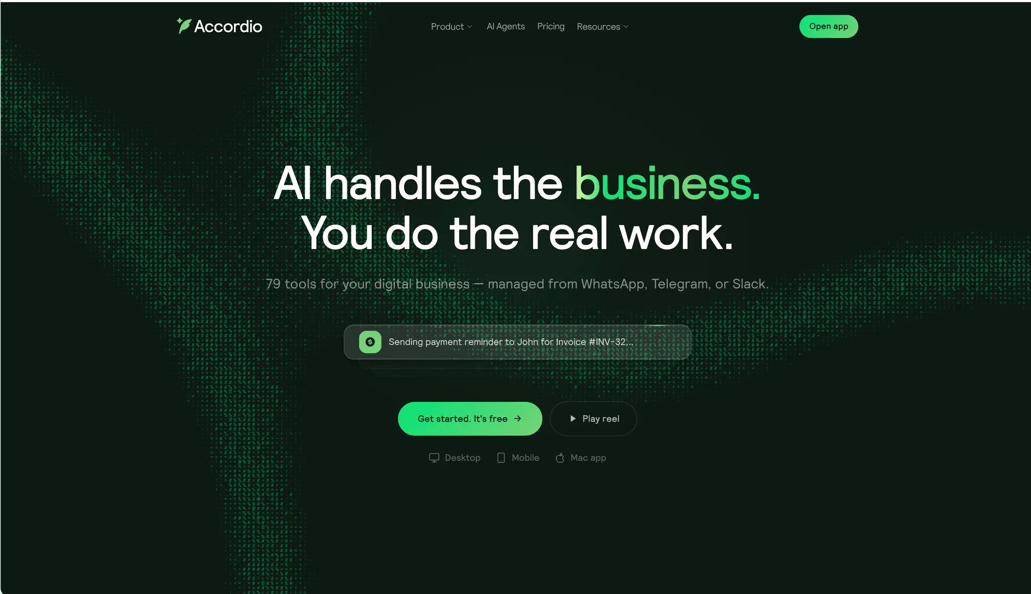 Screenshot 4 of Accordio AI