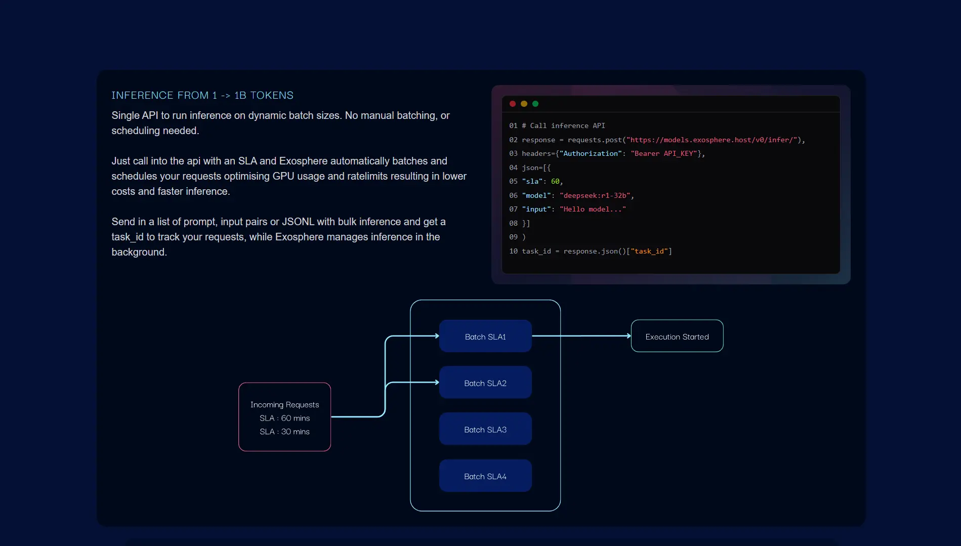 Screenshot 7 of Exosphere Flexible Inference API