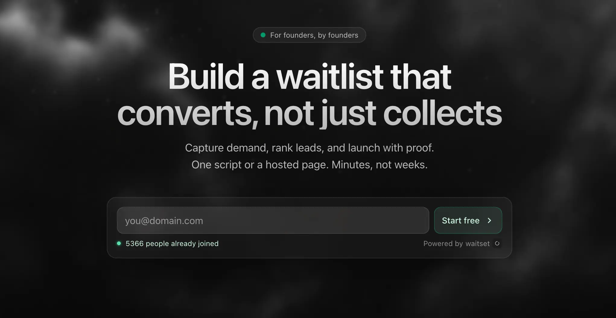 Screenshot 1 of waitset - build a waitlist that converts