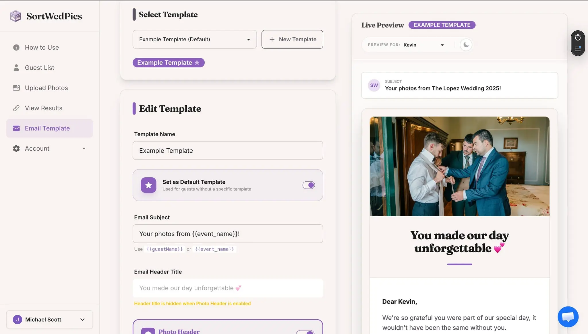 Screenshot 2 of SortWedPics