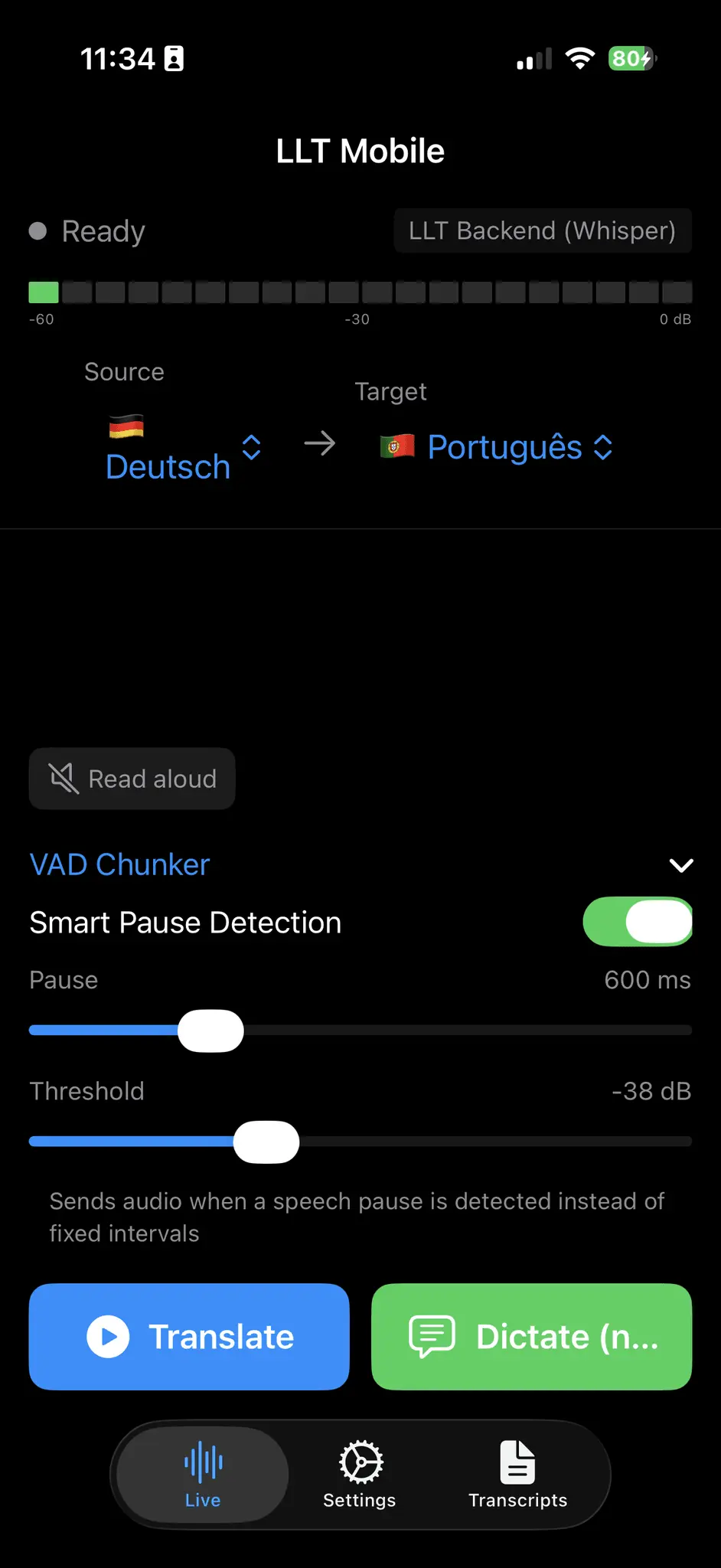 Screenshot 1 of LLT Mobile