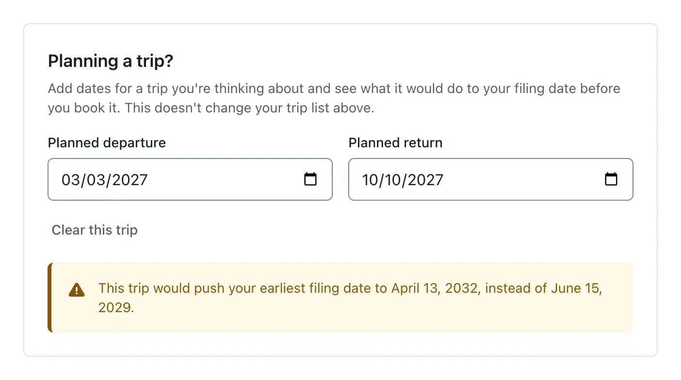 Screenshot 4 of N-400 Eligibility Calculator