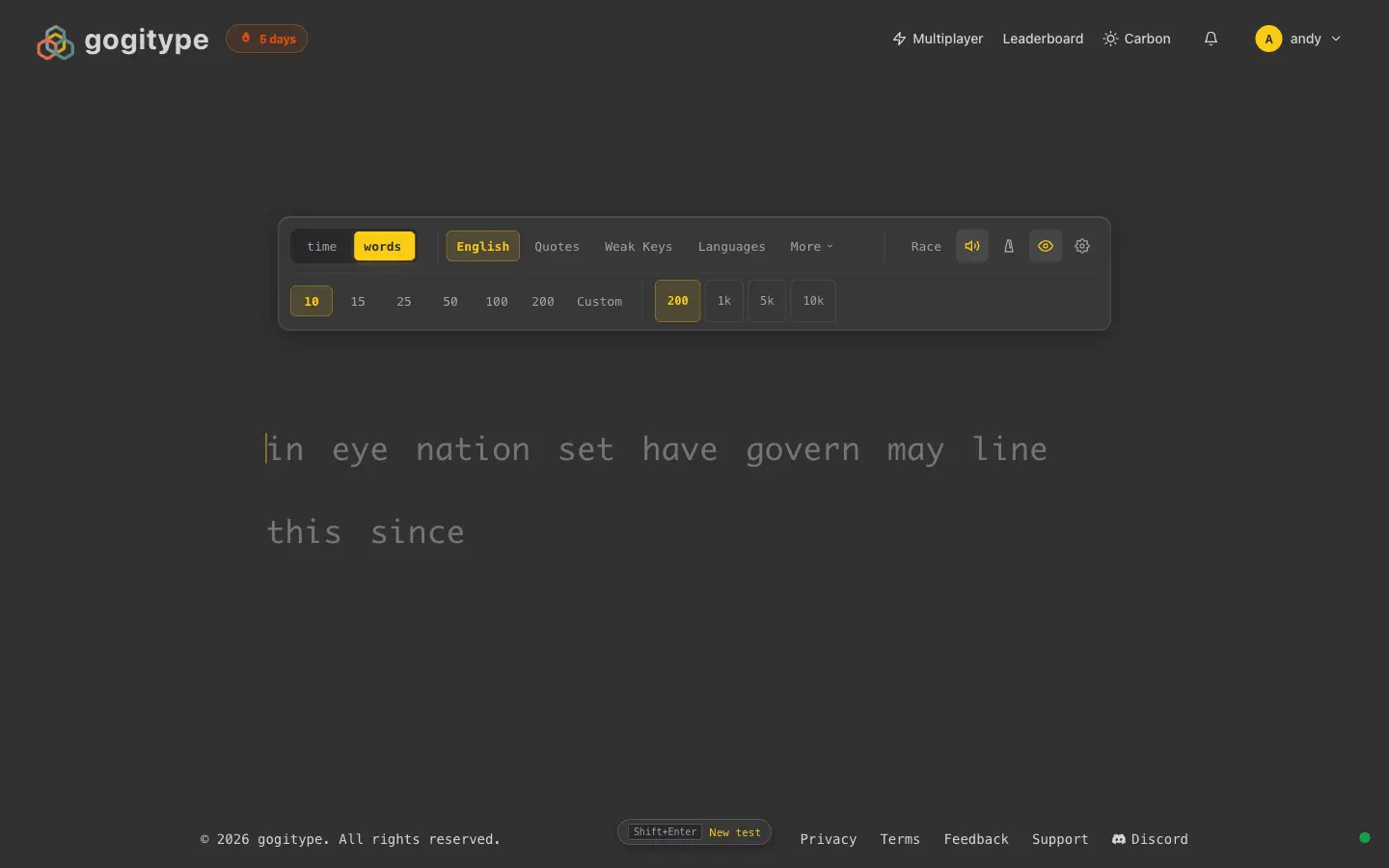 Screenshot 1 of gogitype