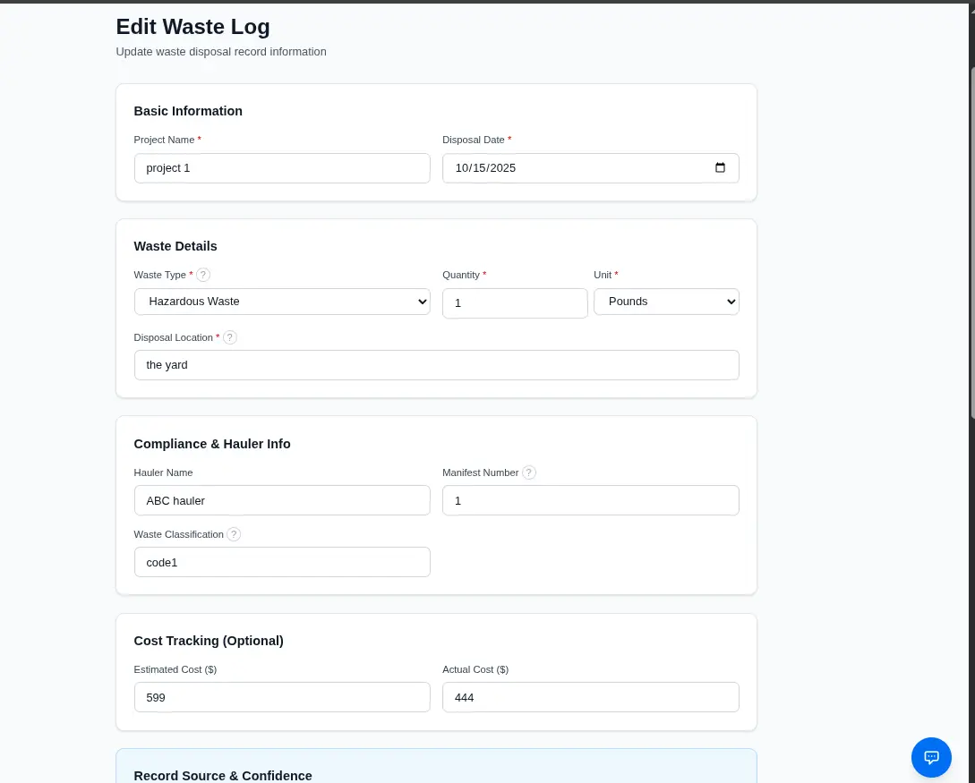 Screenshot 2 of ComplianceLogger