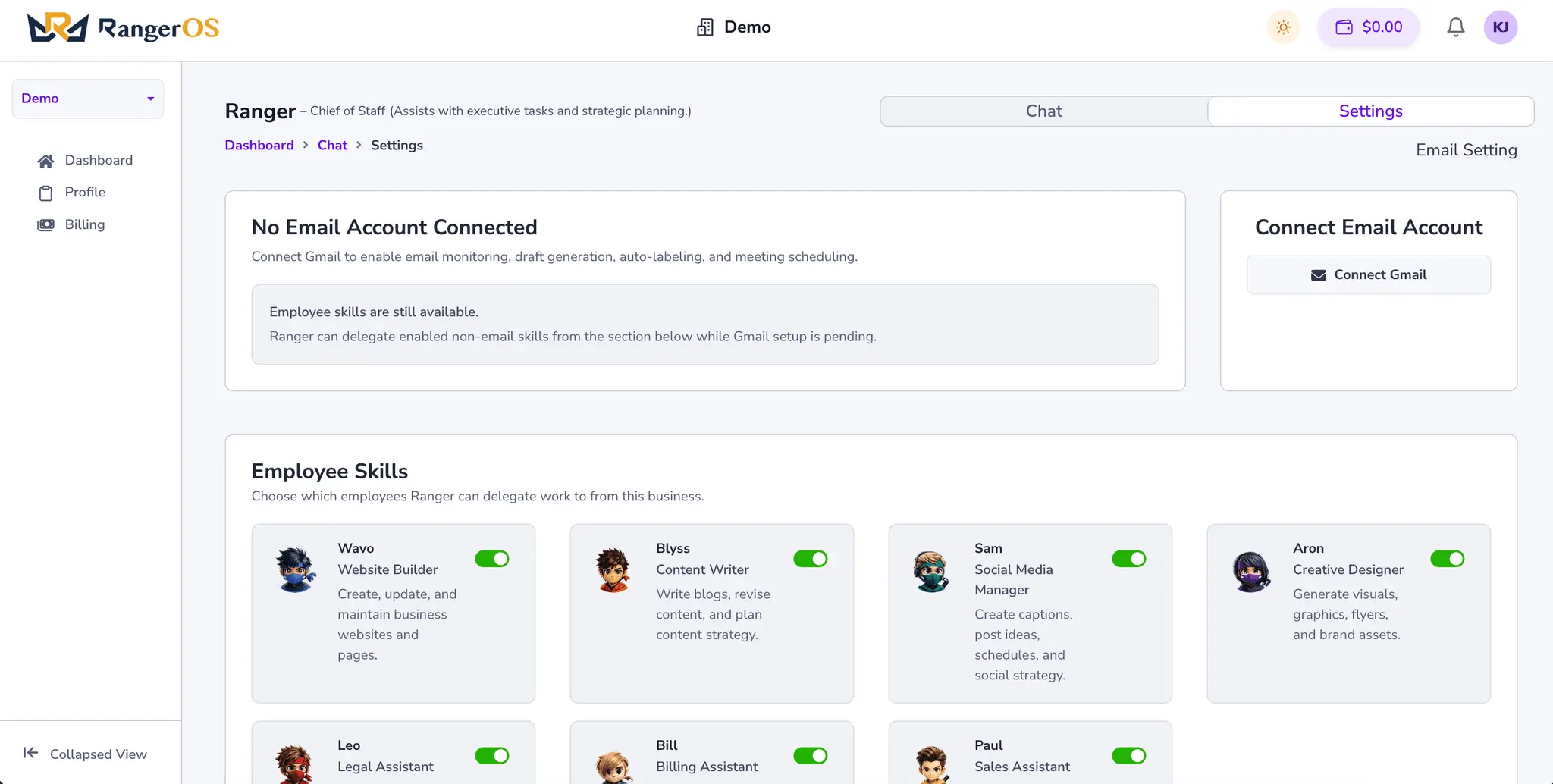 Screenshot 1 of RangerOS