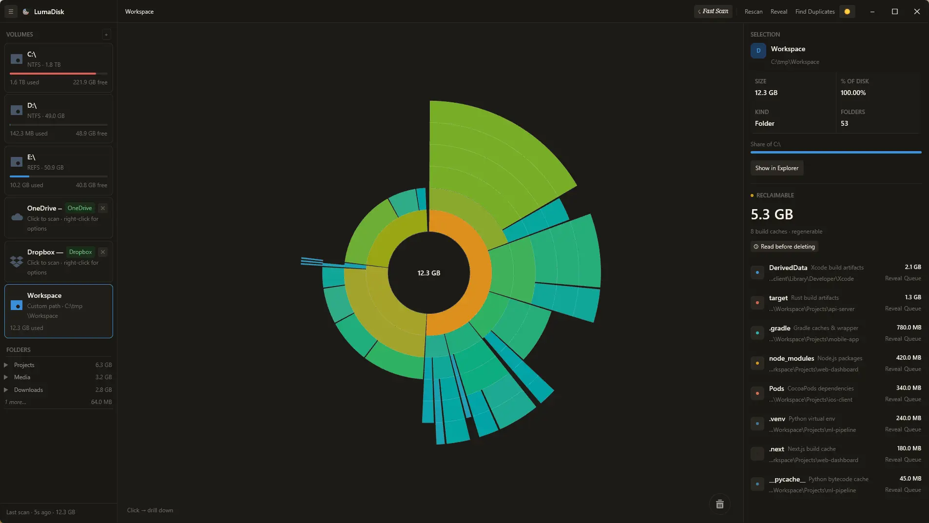 Screenshot 2 of LumaDisk