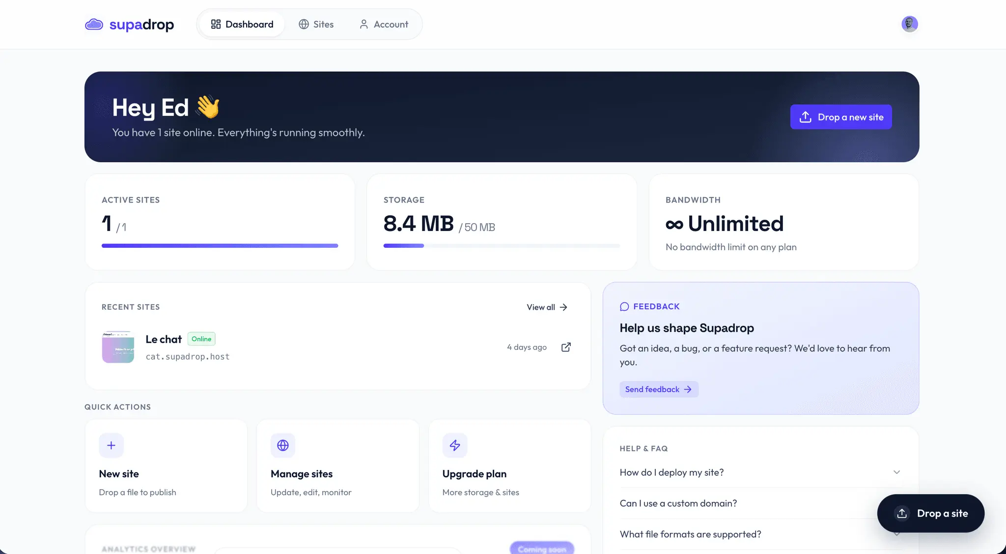 Screenshot 1 of Supadrop